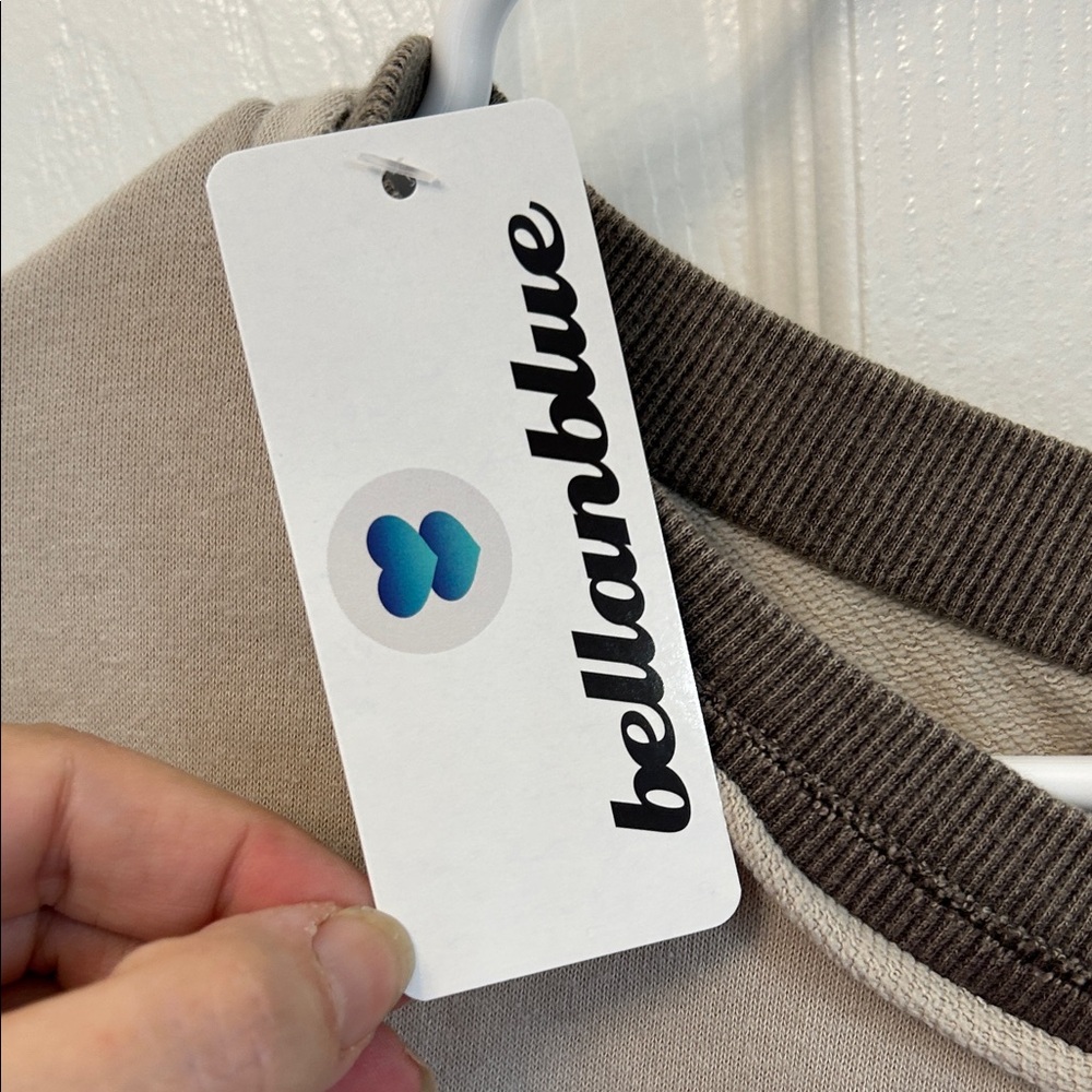 BellanBlue Taupe Peace Sweatshirt - Picture 2 of 8